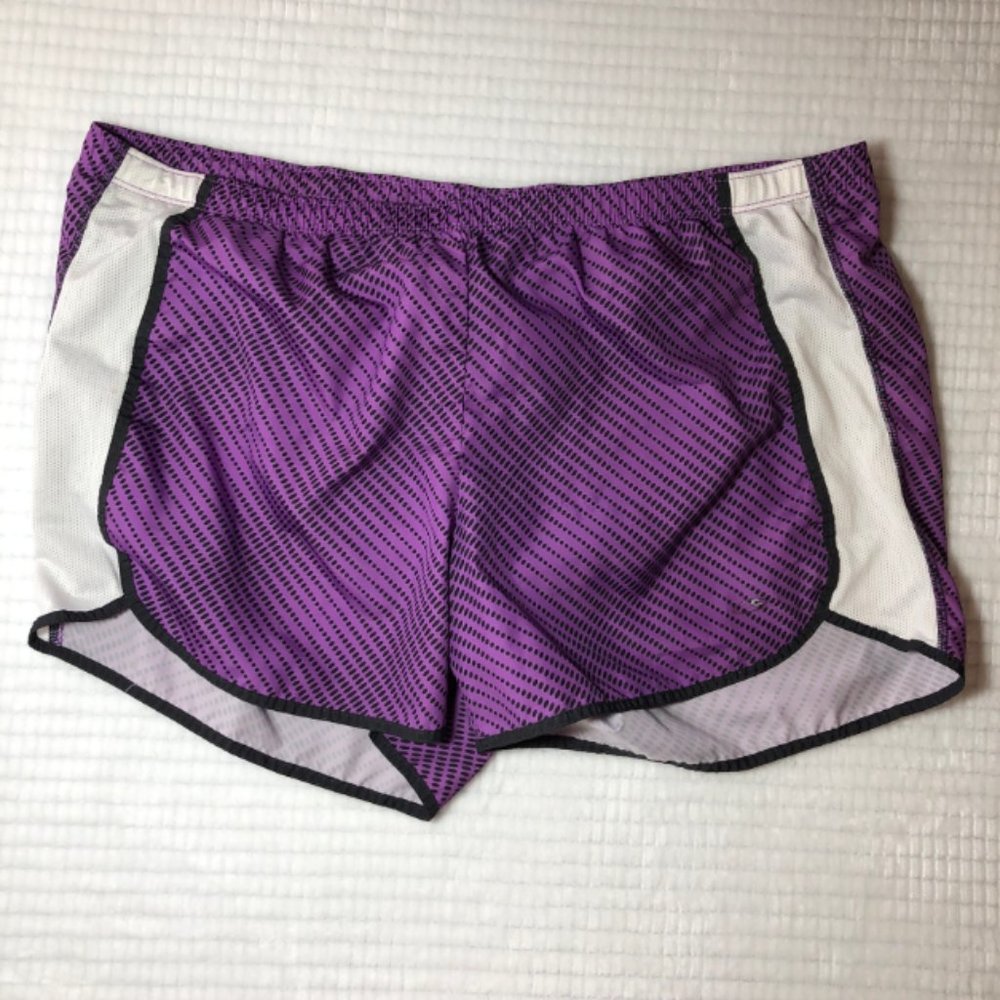 Champion Purple & Black Running Shorts SZ L